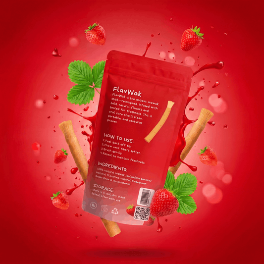 One Pack Strawberry Miswak