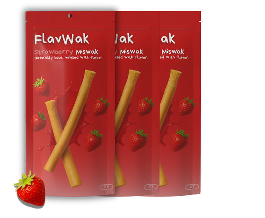 3-Pack Strawberry Miswak