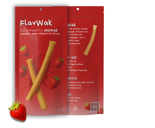 3-Pack Strawberry Miswak