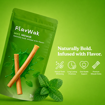 One Pack Mint Miswak