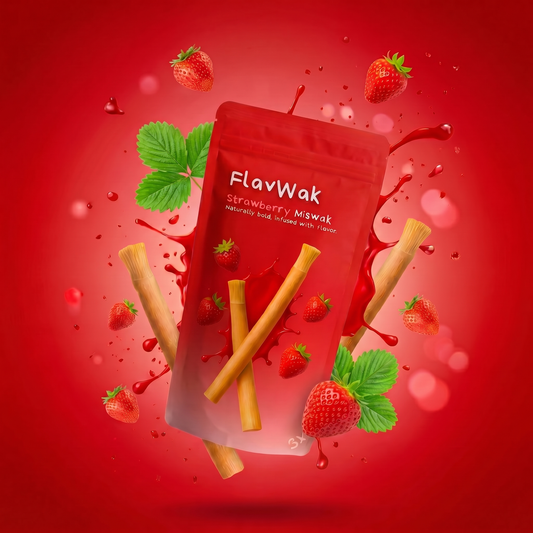 One Pack Strawberry Miswak