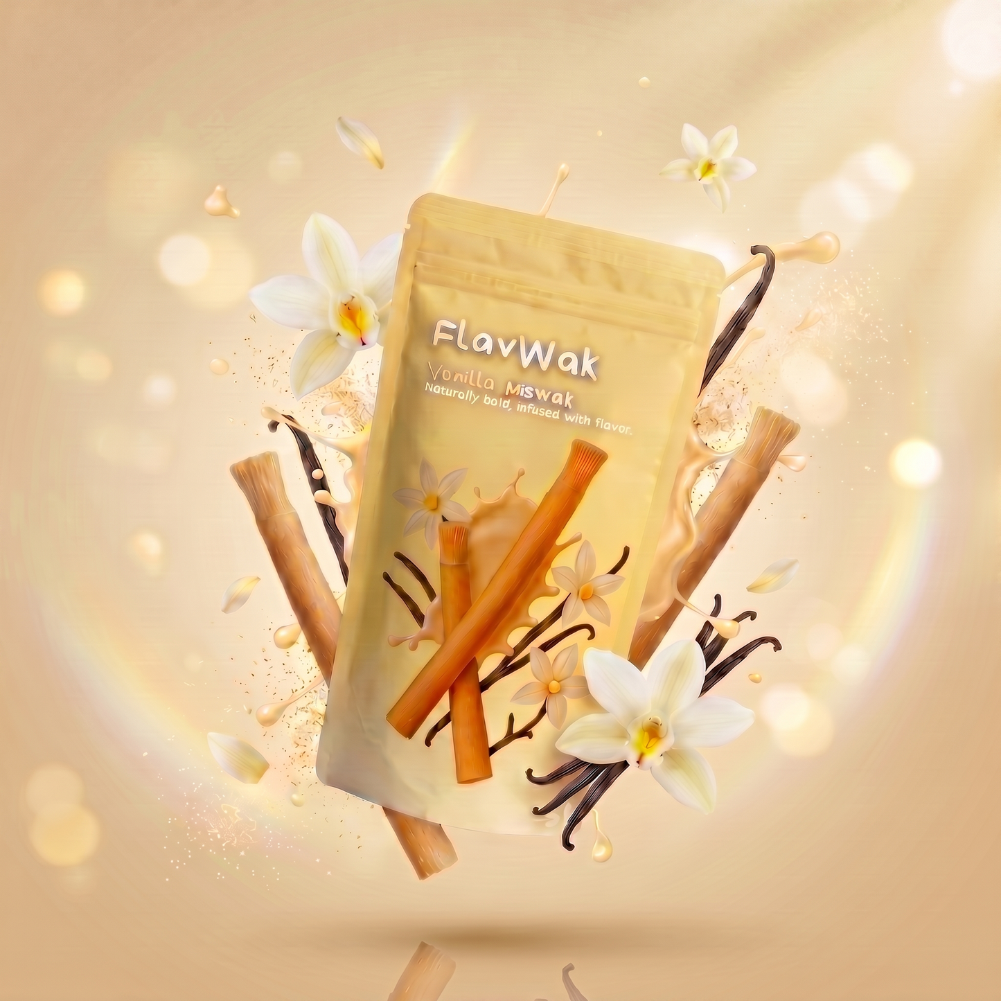 One Pack Vanilla Miswak