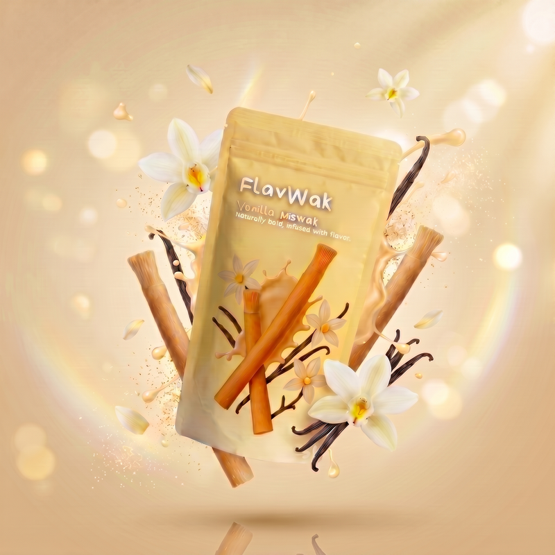 One Pack Vanilla Miswak